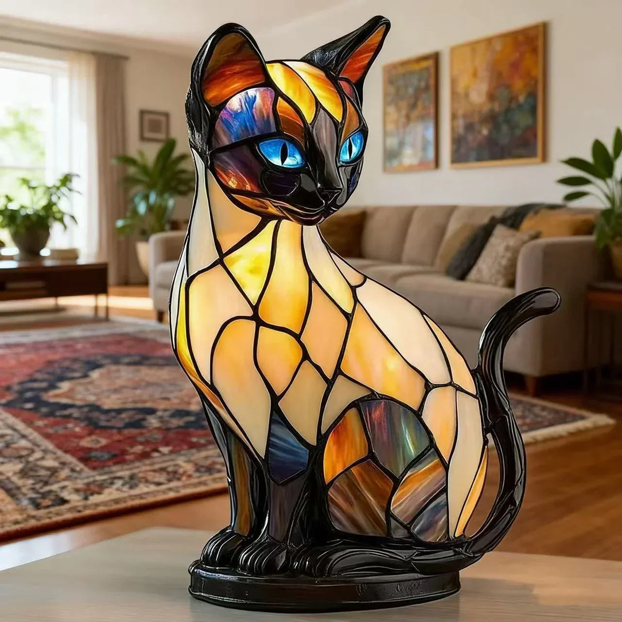 Luna Gato Lunar – lámpara hecha a mano que ilumina el alma