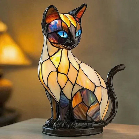 Luna Gato Lunar – lámpara hecha a mano que ilumina el alma